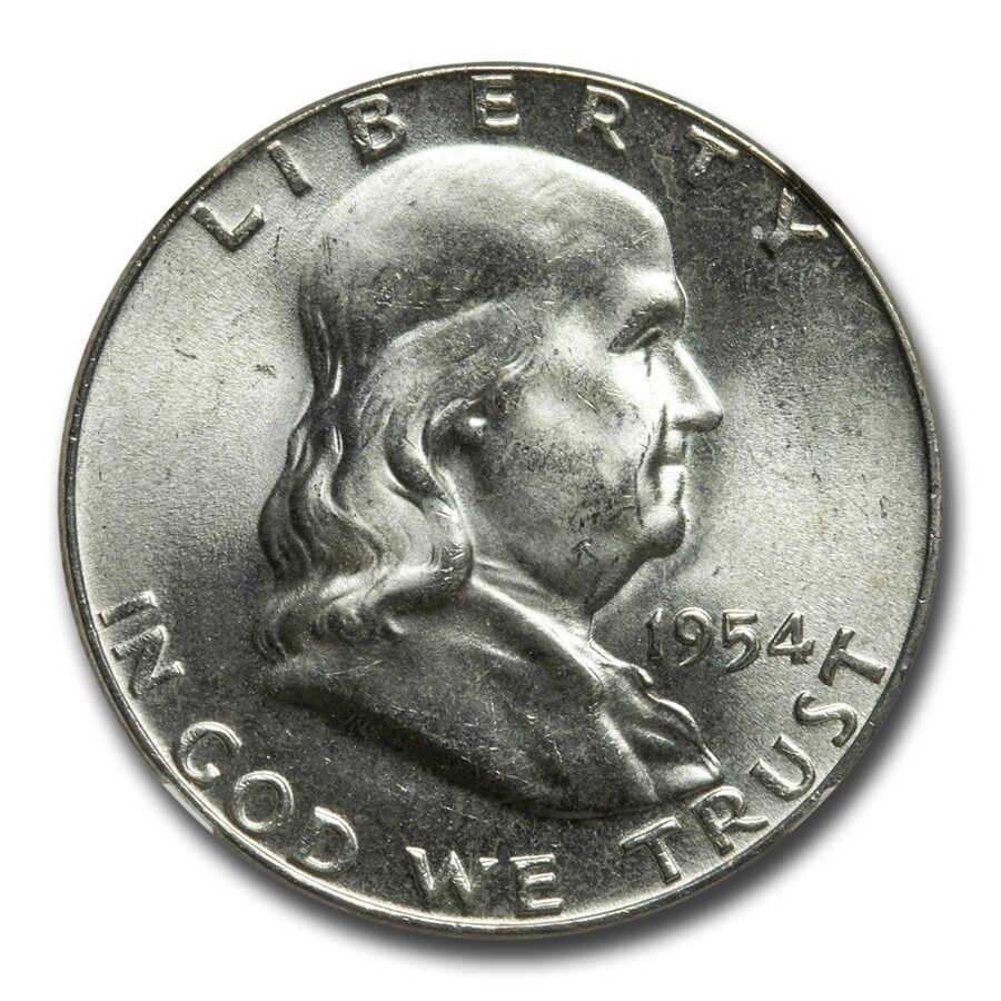 1954 Franklin Half Dollar MS-65 NGC
