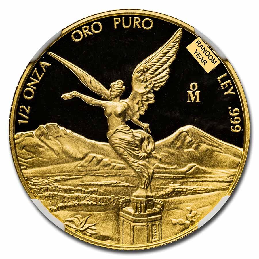 Mexico 1/2 oz Gold Libertad PF-70 NGC (Random Year)