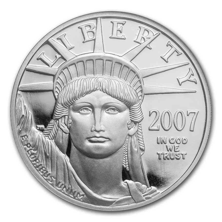 1/2 oz Proof American Platinum Eagle PF-70 NGC (Random Year)