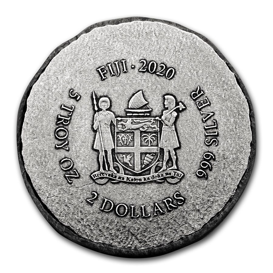 2020 Fiji 5 oz Silver Terracotta Army BU