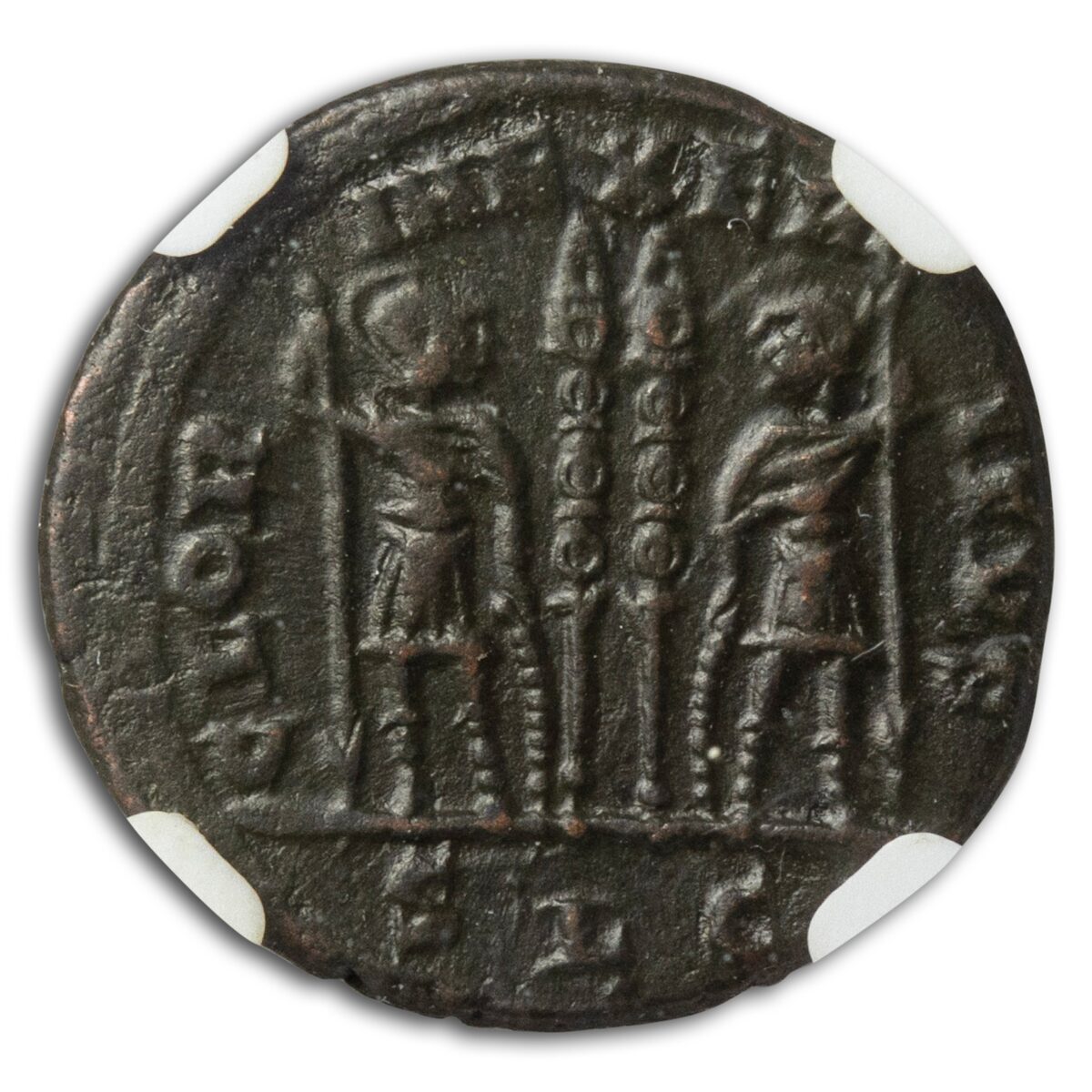 Rome BI Nummus Constantius II Ch XF NGC (Nether Compton Vault)