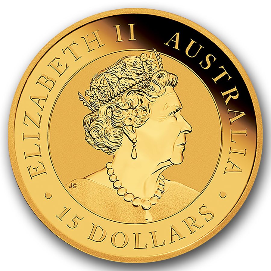 2021 Australia 1/10 oz Gold Kookaburra BU
