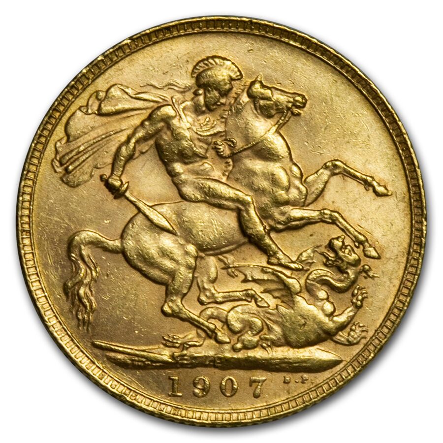 1907-P Australia Gold Sovereign Edward VII BU