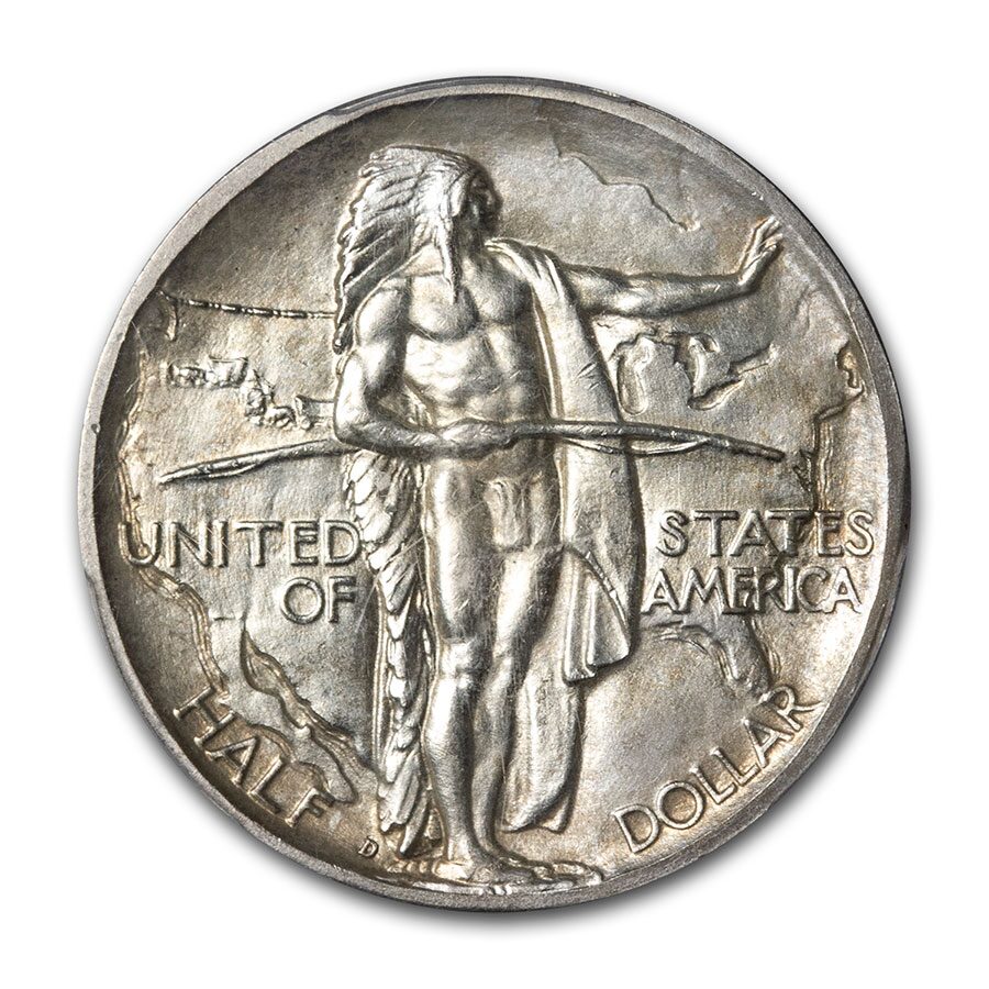 1938-D Oregon Trail Memorial Half Dollar Commem Half BU