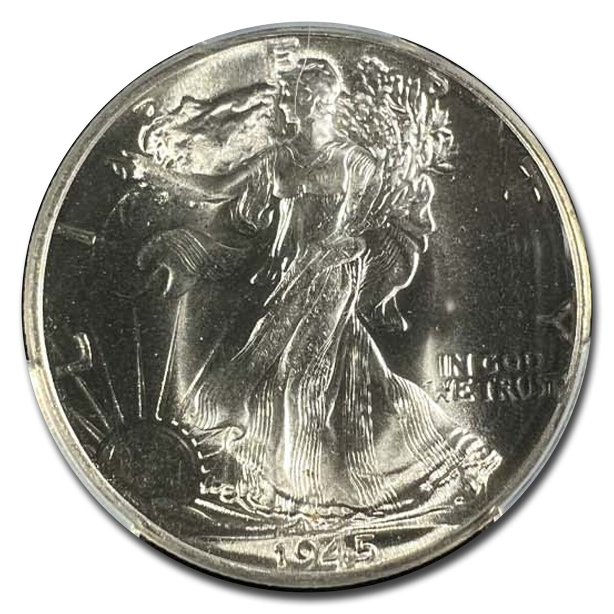 1945 Walking Liberty Half Dollar MS-66 PCGS