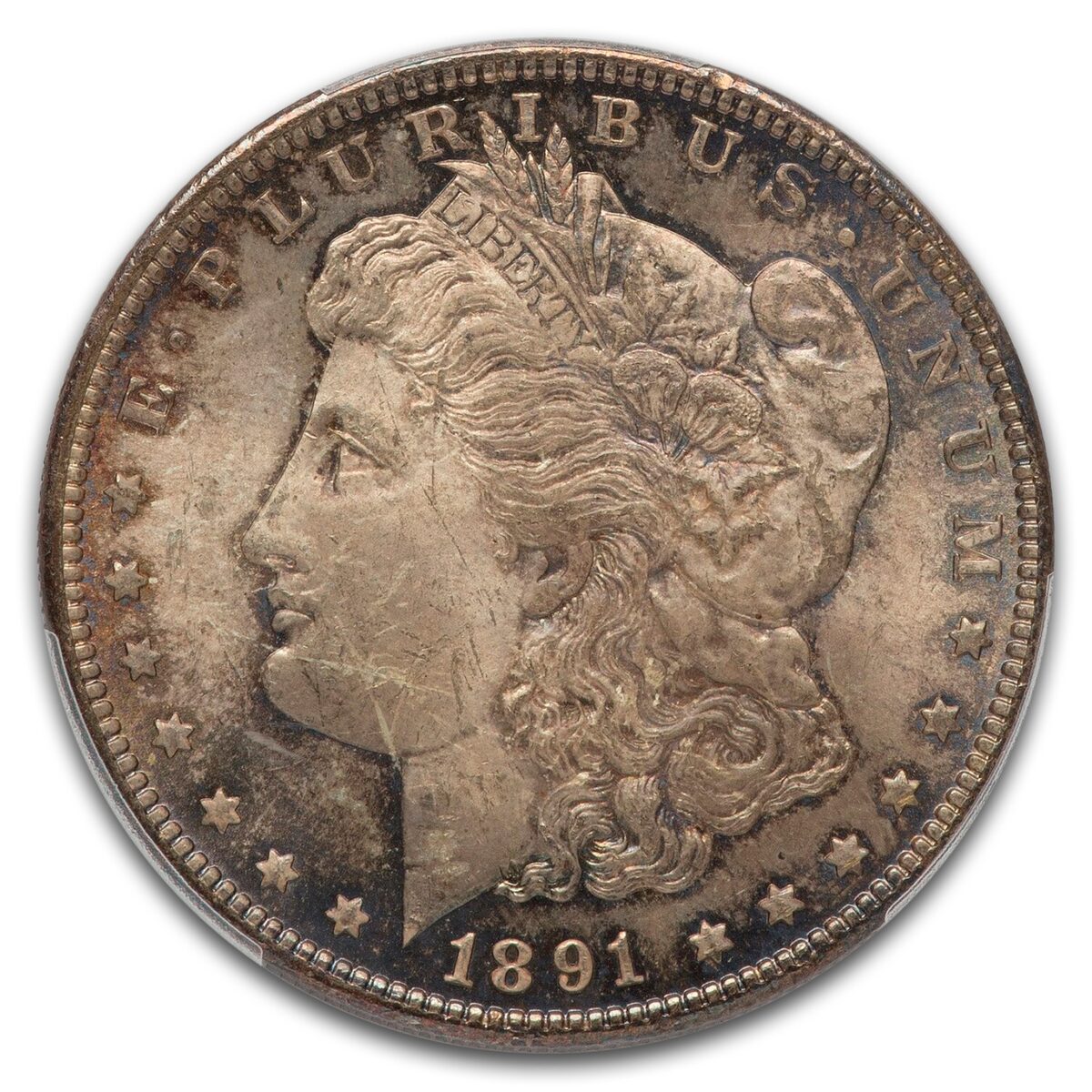 1891 Morgan Dollar MS-64 PCGS