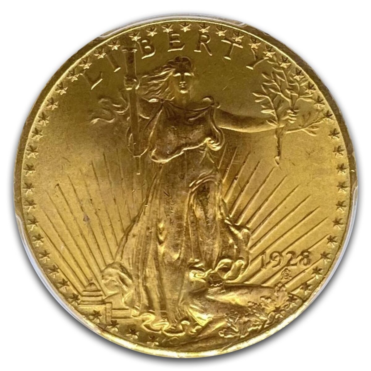 1928 $20 St Gaudens Gold Double Eagle MS-67 PCGS