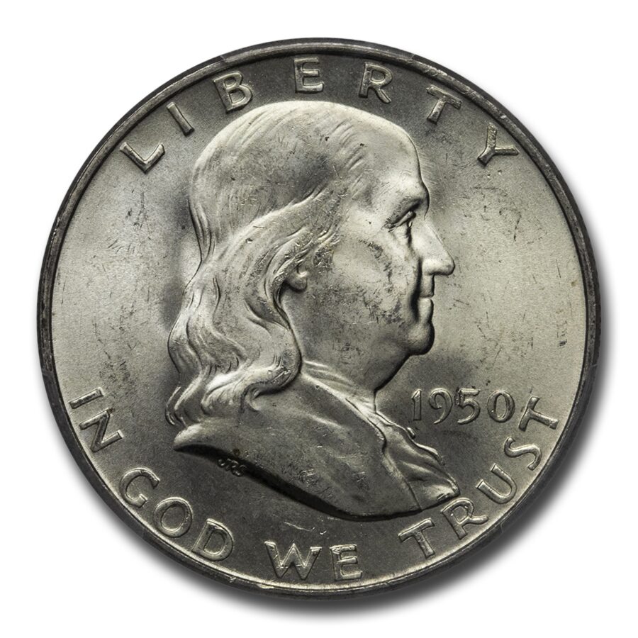 1950-D Franklin Half Dollar MS-65 PCGS