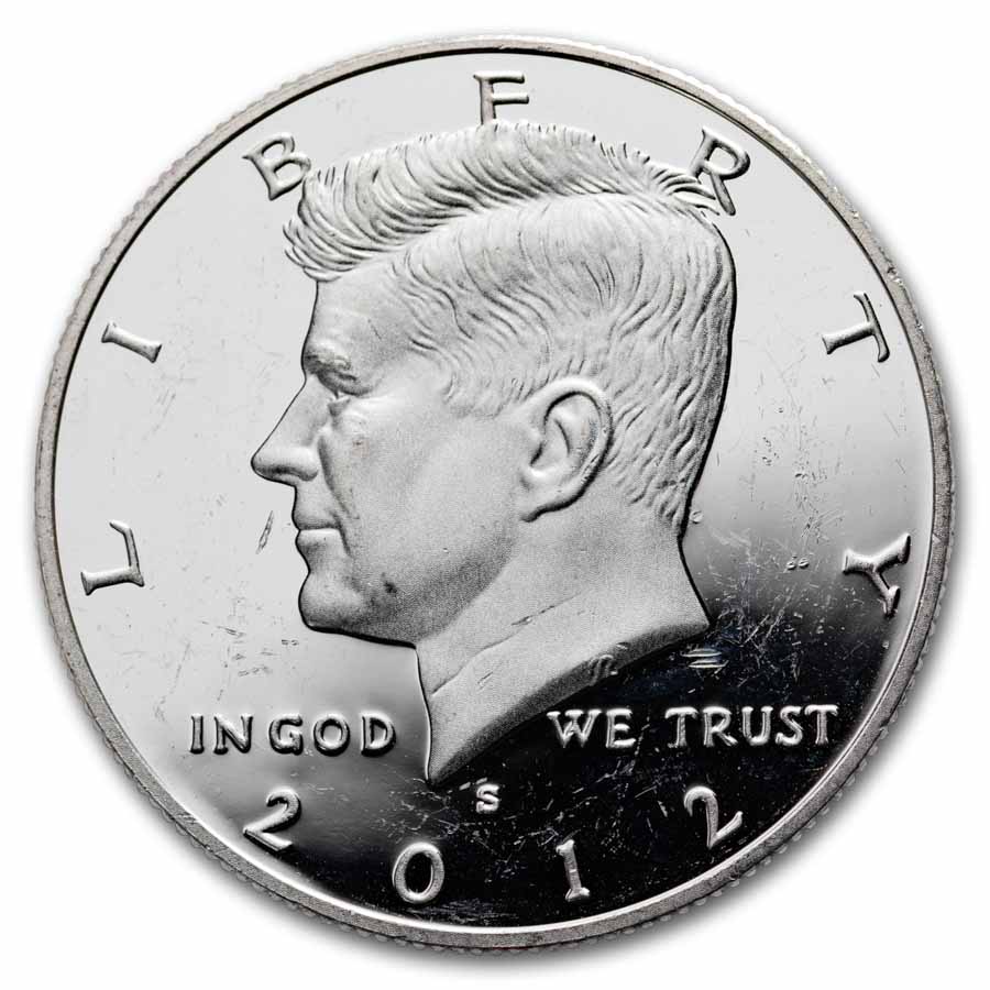 2012-S Silver Kennedy Half Dollar Gem Proof (Impaired)