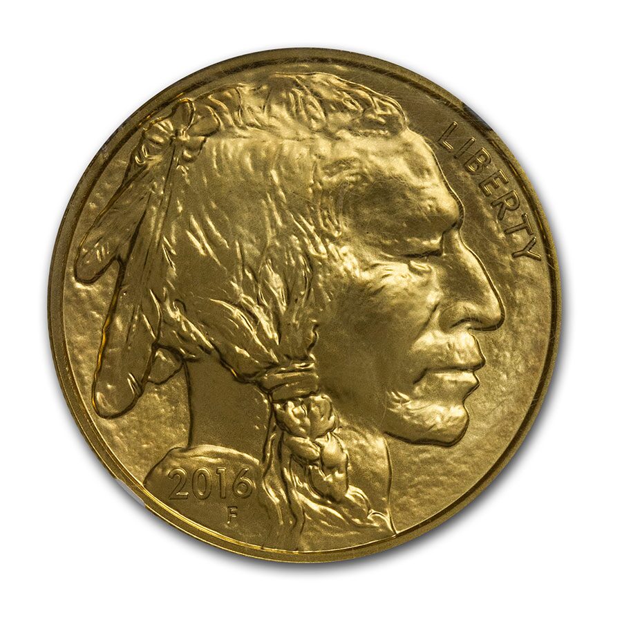 2016 1 oz Gold Buffalo MS-70 NGC (Early Releases, Buffalo Label)
