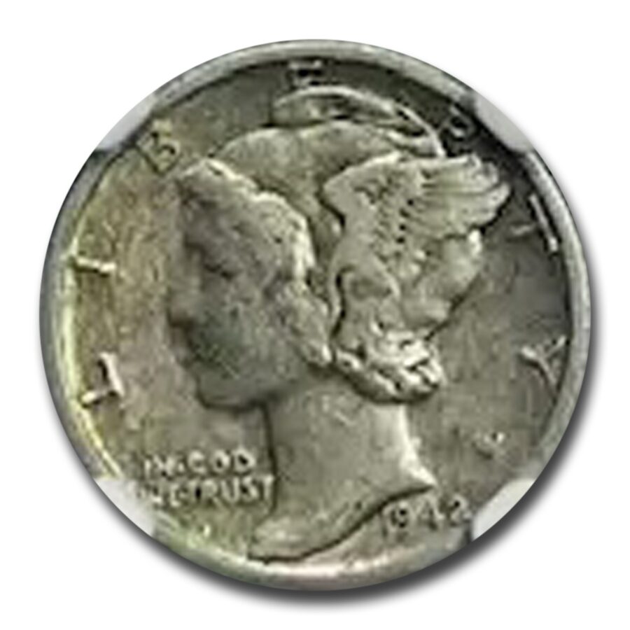 1942/41-D Mercury Dime XF-40 NGC