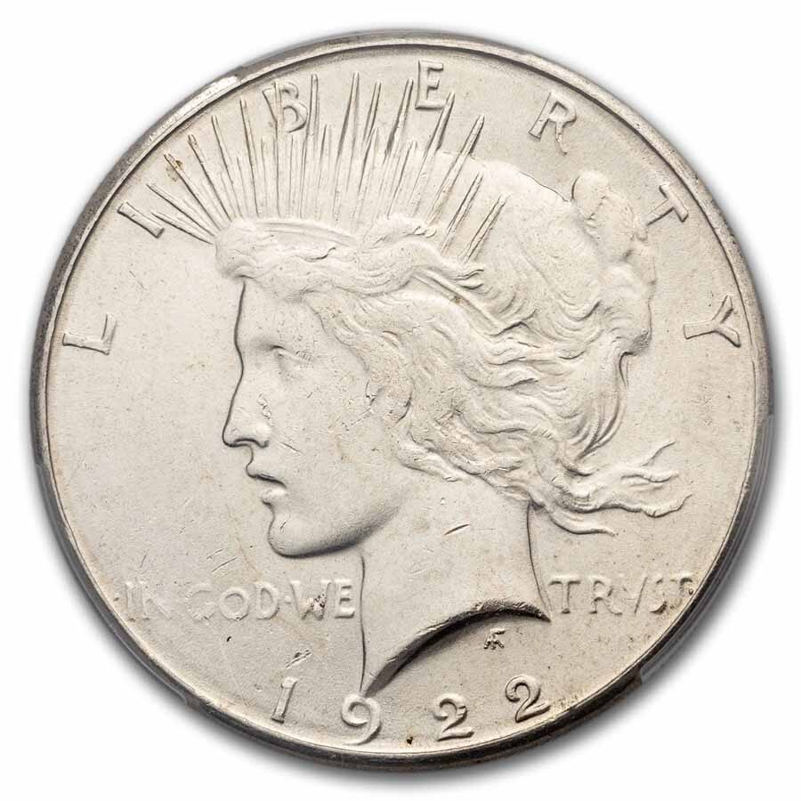 1922-S Peace Dollar MS-63 PCGS