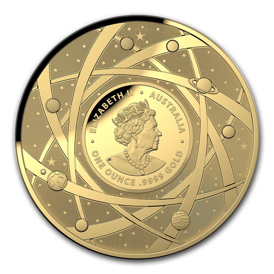 2021 AUS 1 oz Gold $100 Milky Way Domed Proof (w/Box & COA)