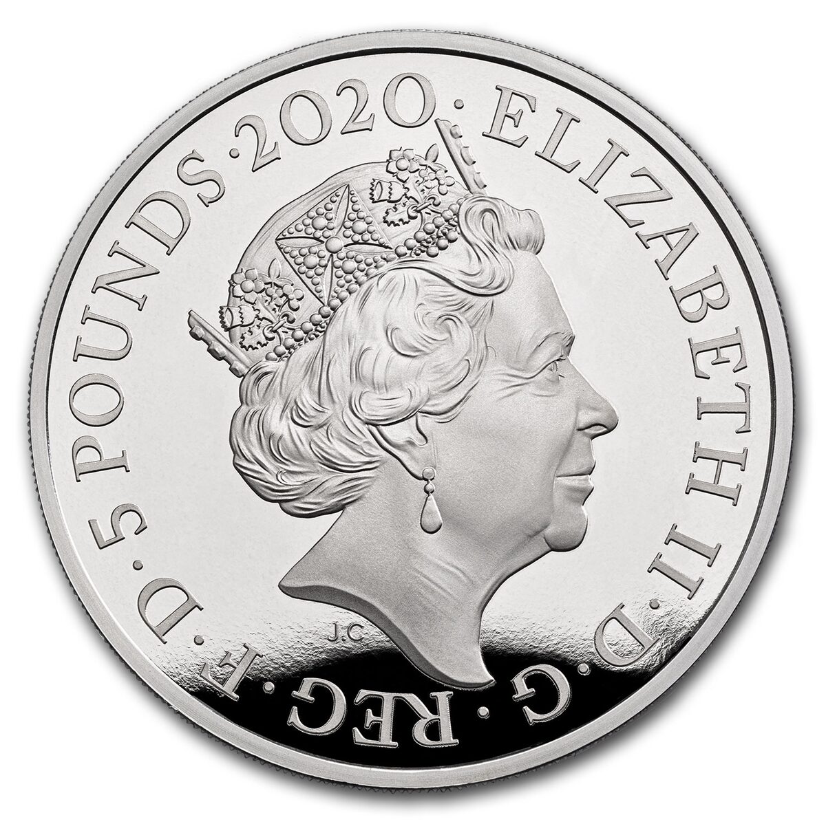 2020 Great Britain £5 Silver Remembrance Day Piedfort Proof