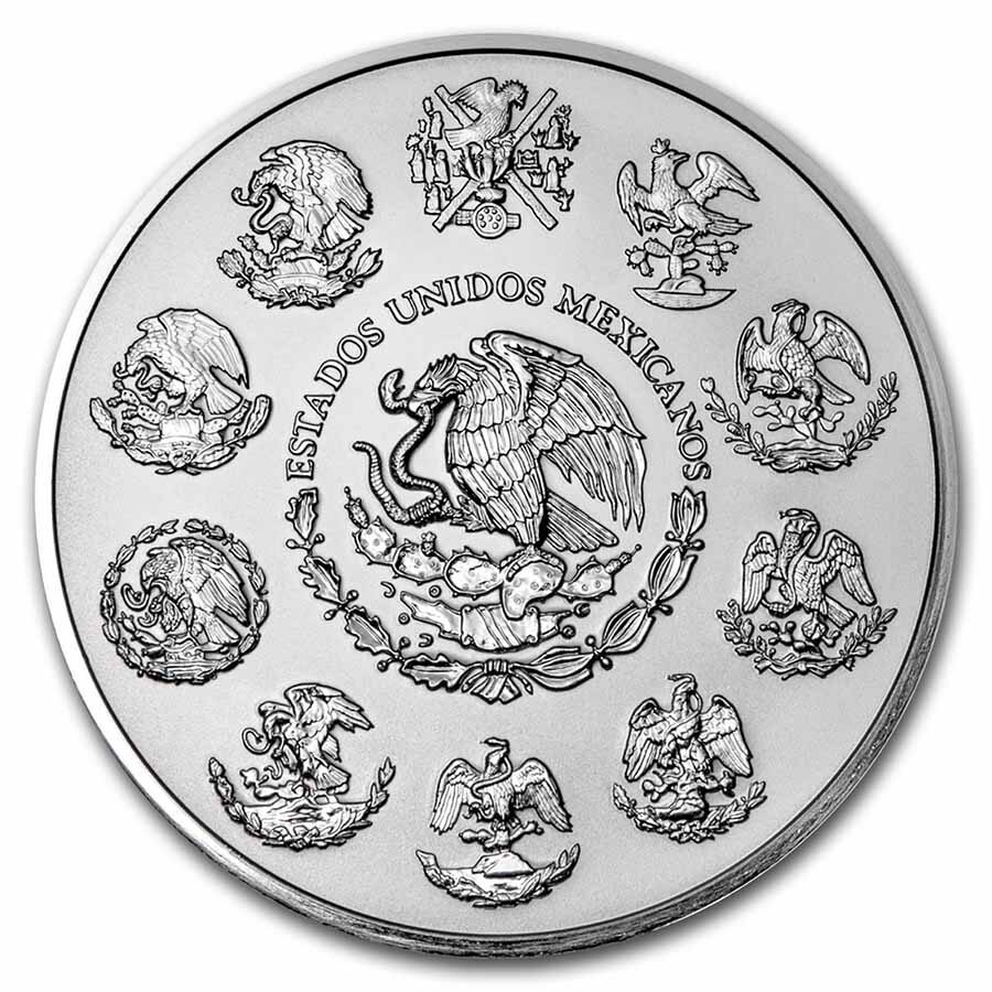 2020 Mexico 1 kilo Silver Aztec Calendar (w/Box & COA)