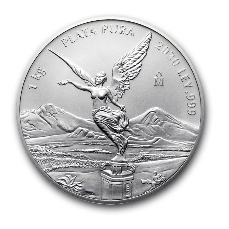 2020 Mexico 1 kilo Silver Libertad MS-70 NGC (ER, Coat of Arms)