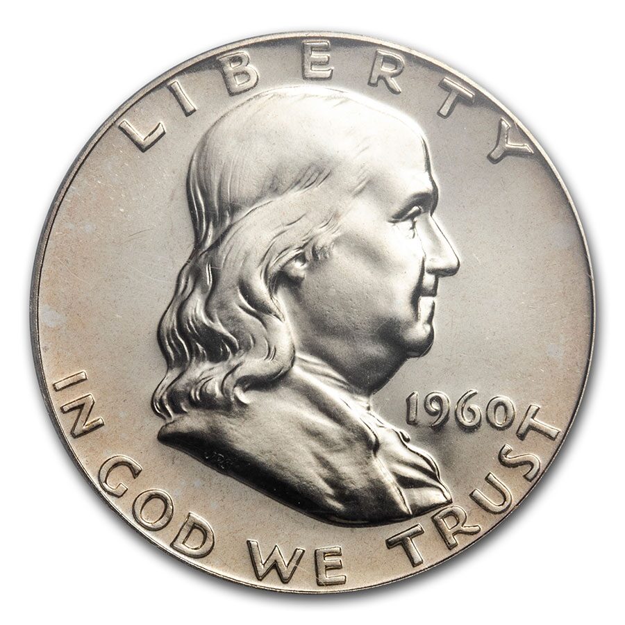 1960 Franklin Half Dollar PR-68 PCGS