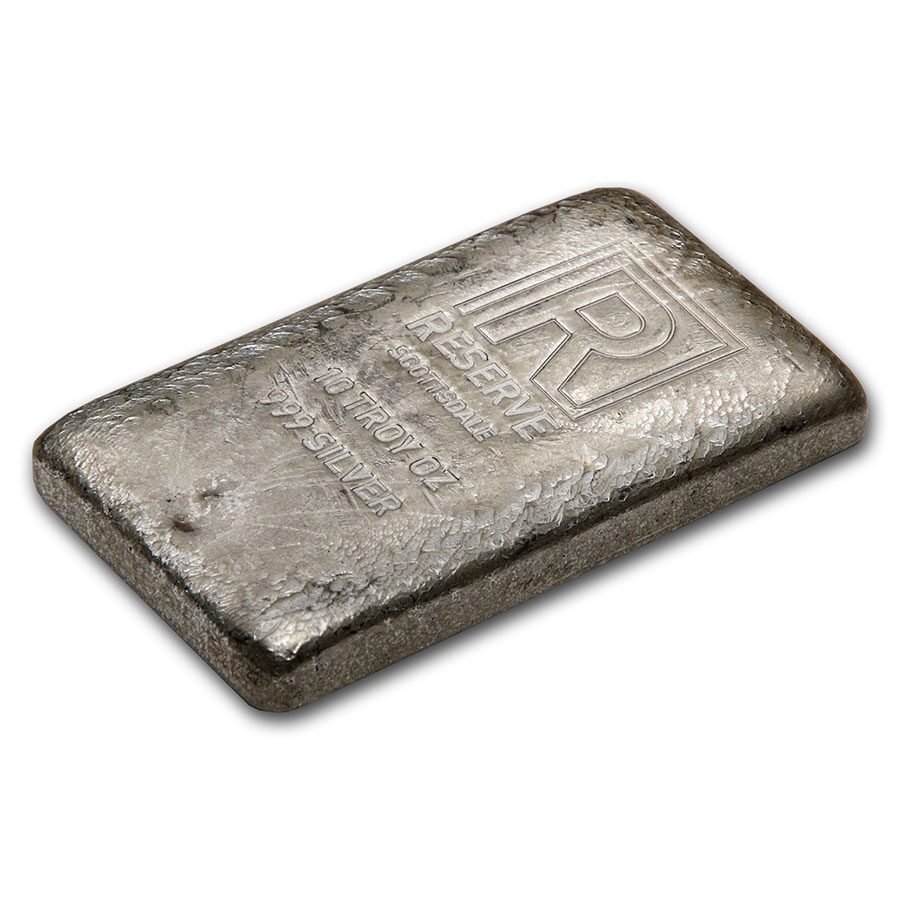 10 oz Silver Bar - Scottsdale Mint Reserve