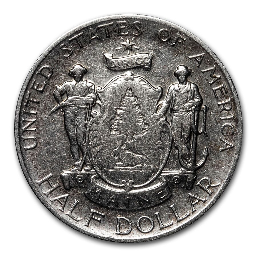 1920 Maine Centennial Half Avg Circ