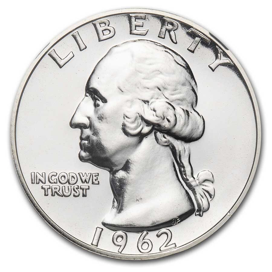 1962 Washington Quarter PF-68 NGC