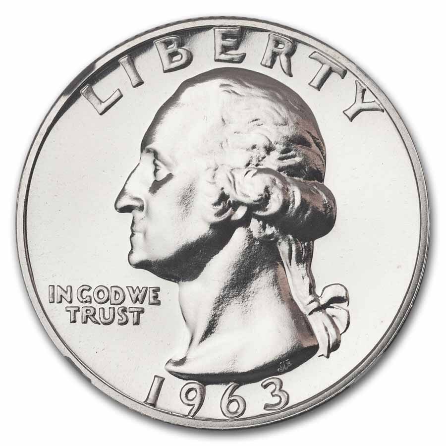 1963 Washington Quarter PF-68 NGC