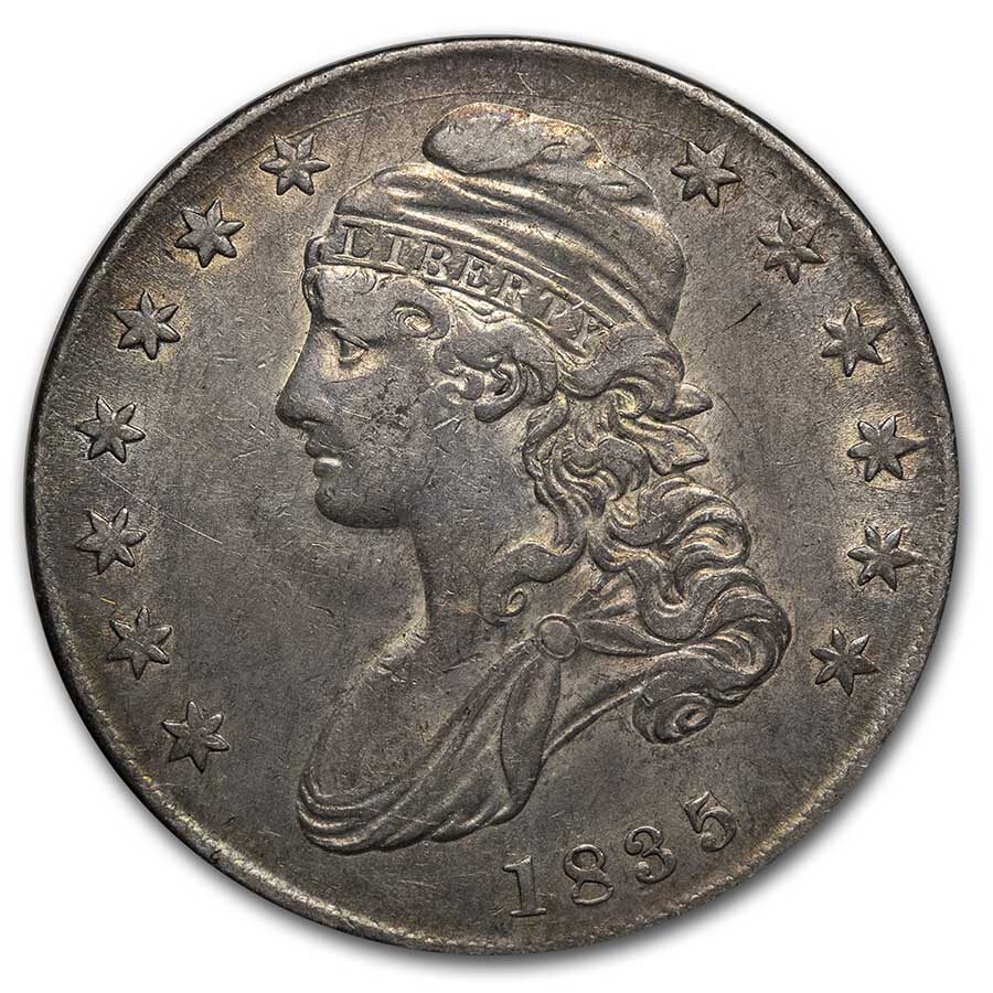 1835 Bust Half Dollar AU