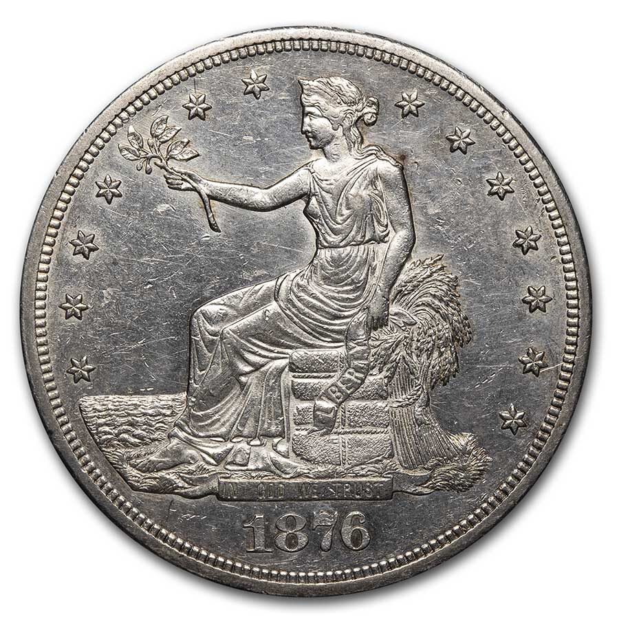 1876-S Trade Dollar BU