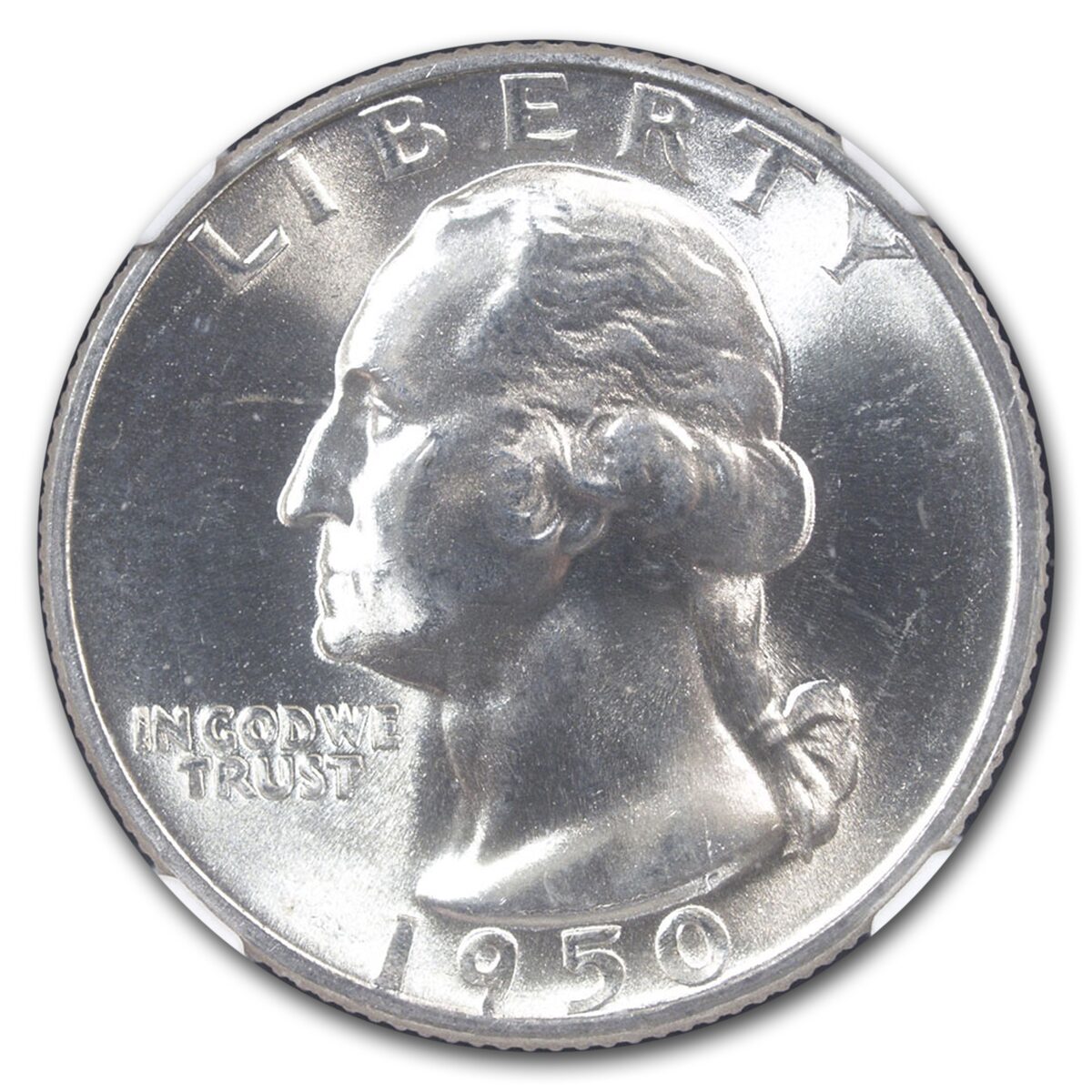 1950-D Washington Silver Quarter MS-67 NGC
