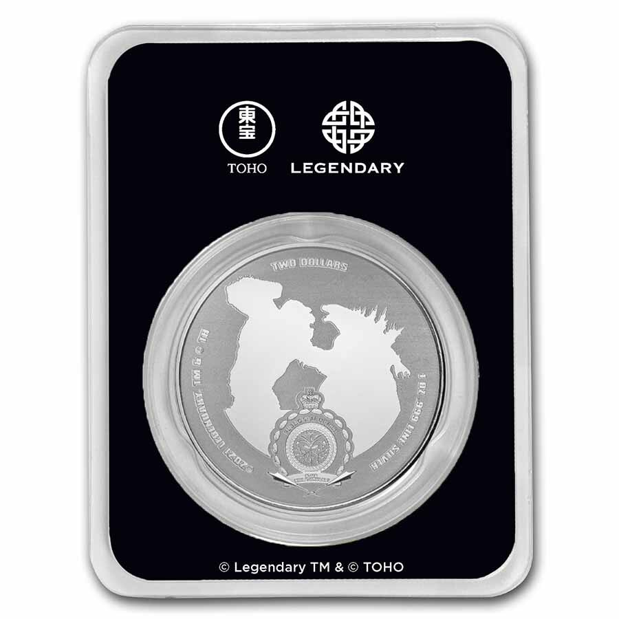 2021 Niue 1 oz Silver $2 Kong Coin BU in TEP