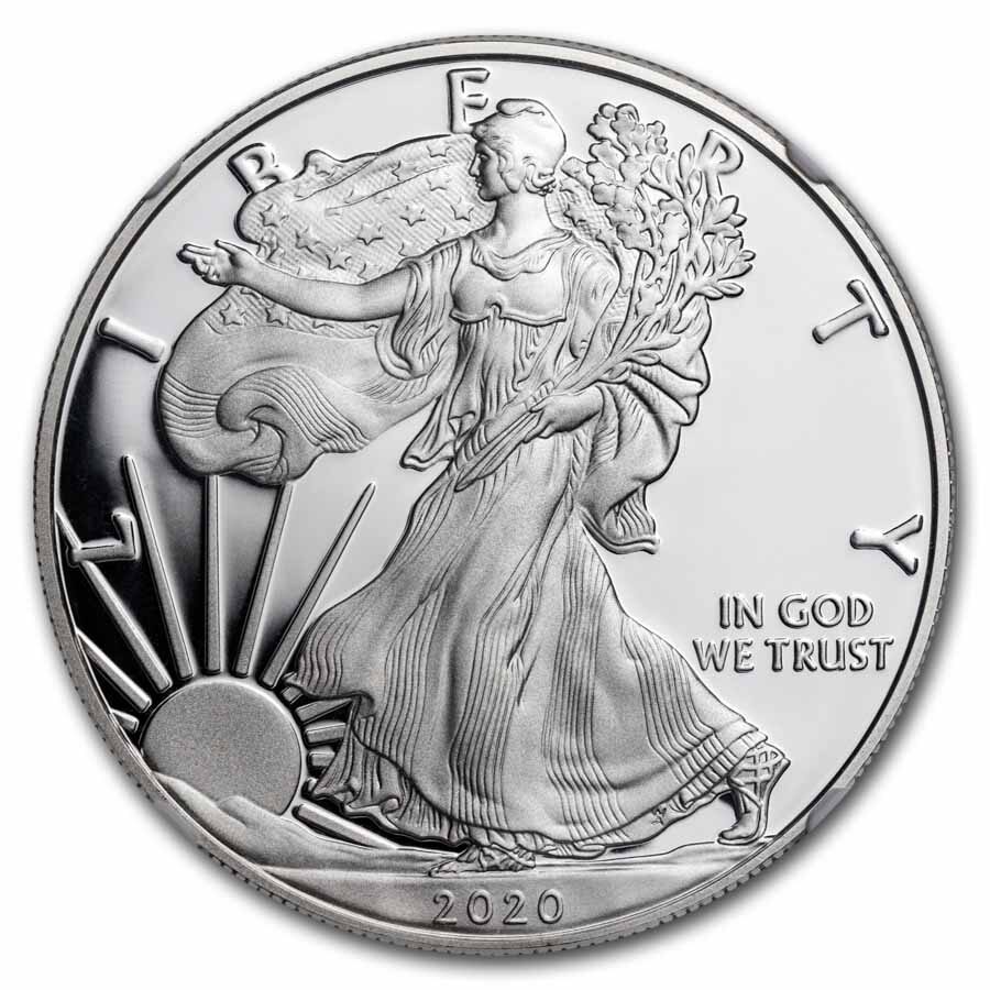 2020-S Proof American Silver Eagle PF-70 NGC