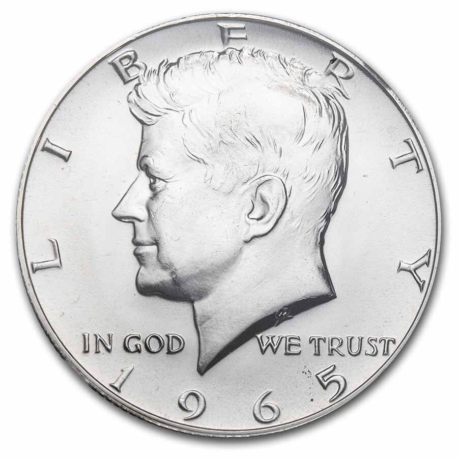 1965 Kennedy Half Dollar SMS MS-67 NGC