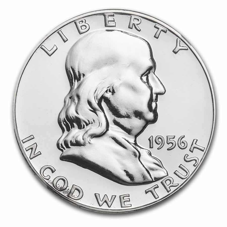 1956 Franklin Half Dollar Type-II PF-67 NGC