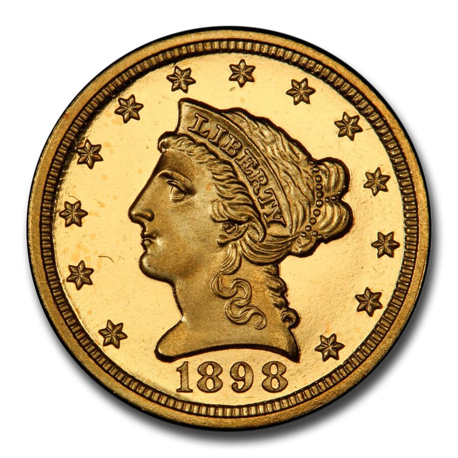 1898 $2.50 Liberty Gold Quarter Eagle PR-66+ DCAM PCGS CAC