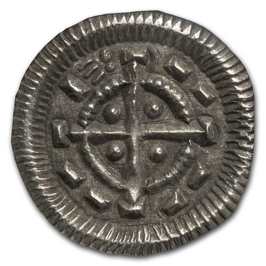 Kingdom of Hungary Silver Denar Bela II (1131-41 AD) MS-62 NGC