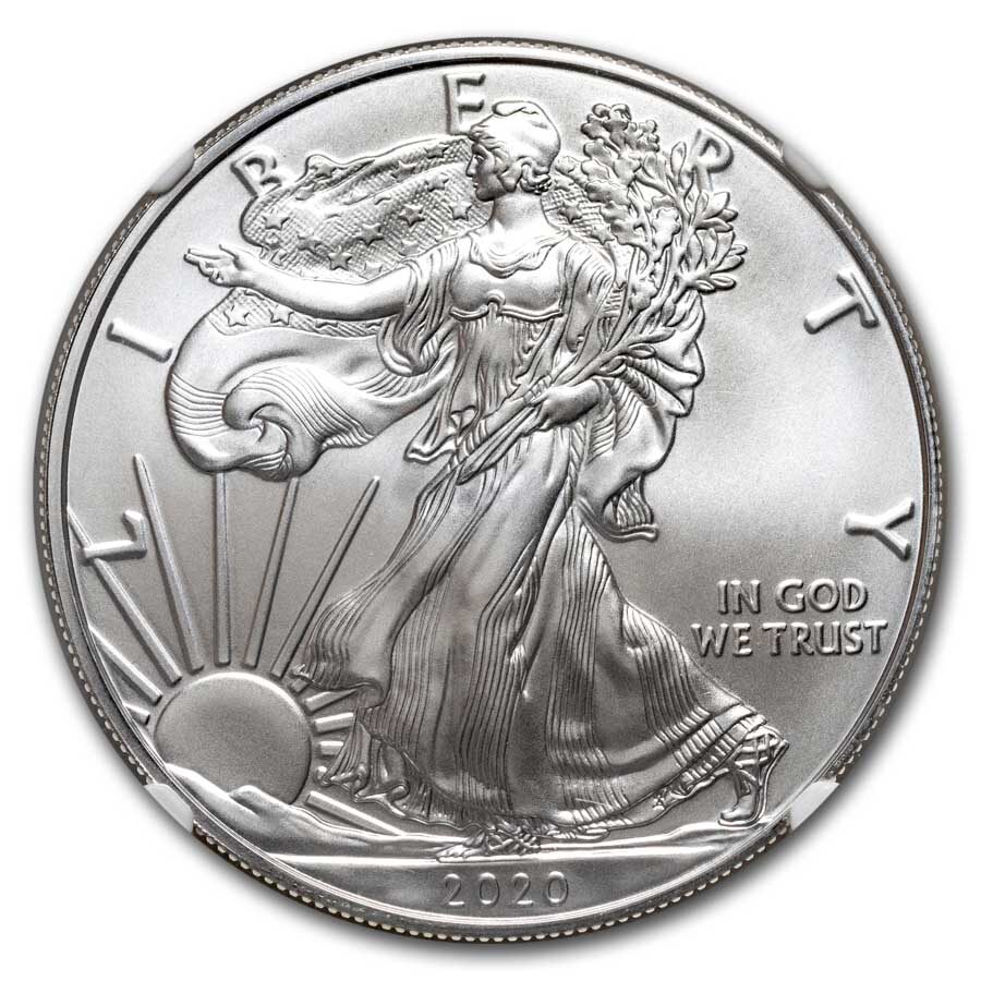 2020 American Silver Eagle MS-70 NGC