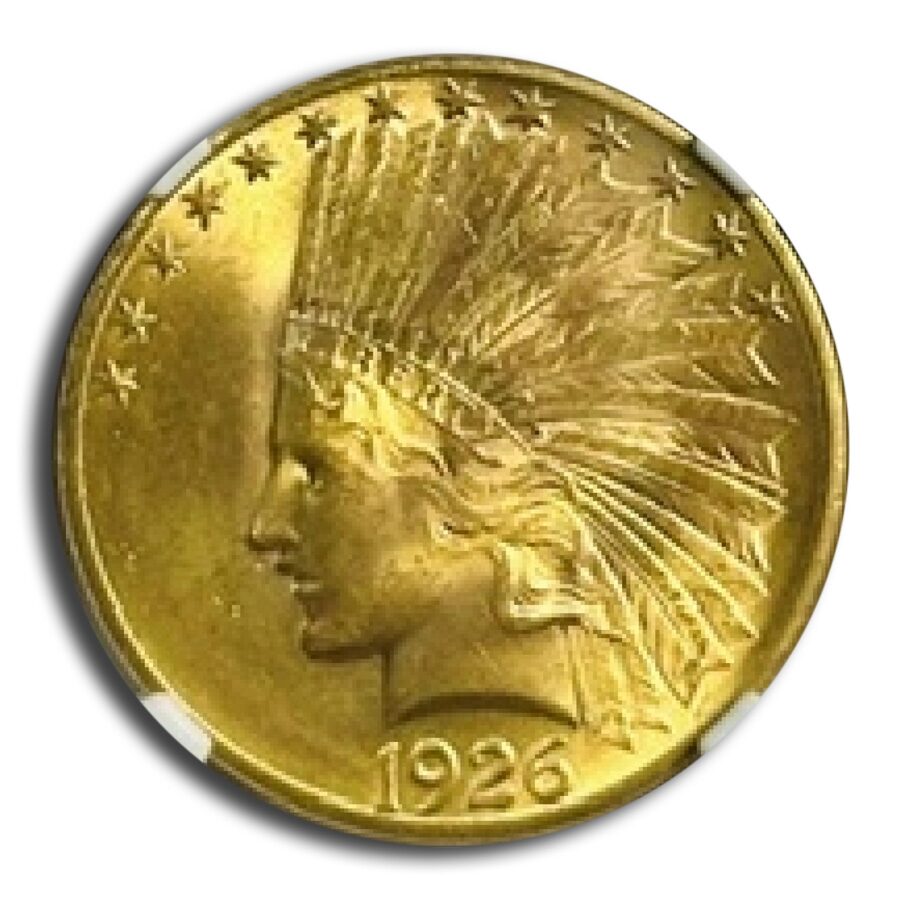 1926 $10 Indian Gold Eagle MS-64 NGC