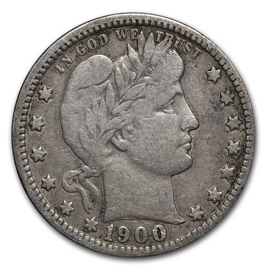 1900-O Barber Quarter Fine