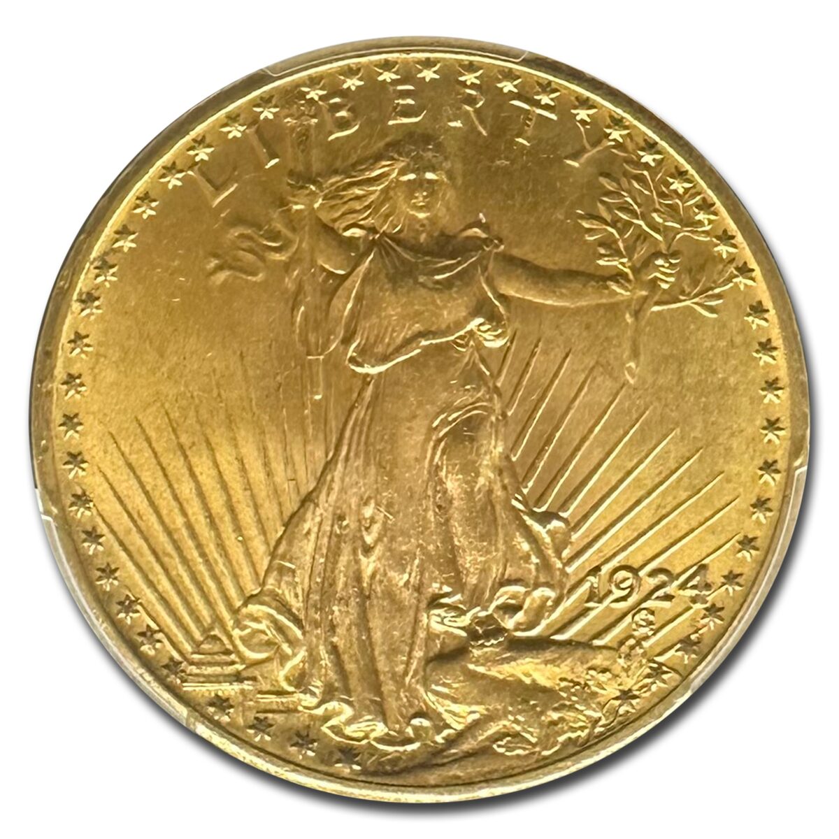 1924 $20 St Gaudens Gold Double Eagle MS-64 PCGS