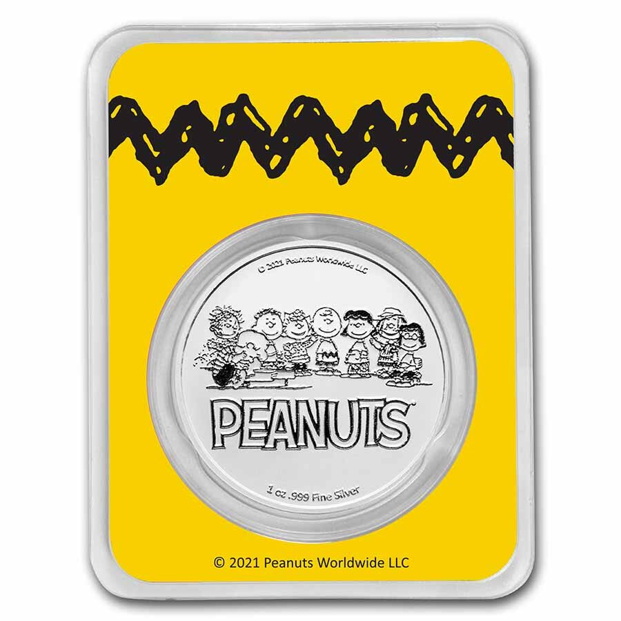 Peanuts® Charlie Brown 1 oz Silver Round in TEP