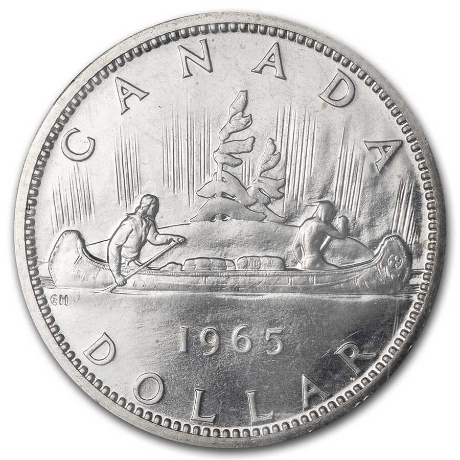 1958-1967 Canada Silver Dollar BU/Prooflike (Sealed)