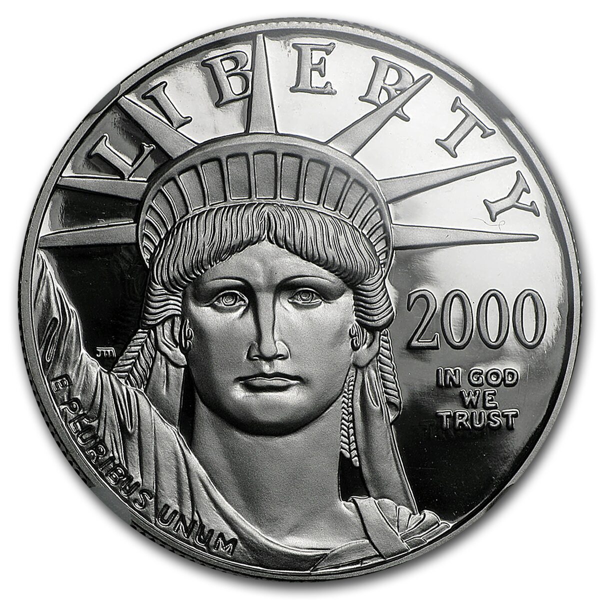 2000-W 1 oz Proof American Platinum Eagle PF-69 NGC