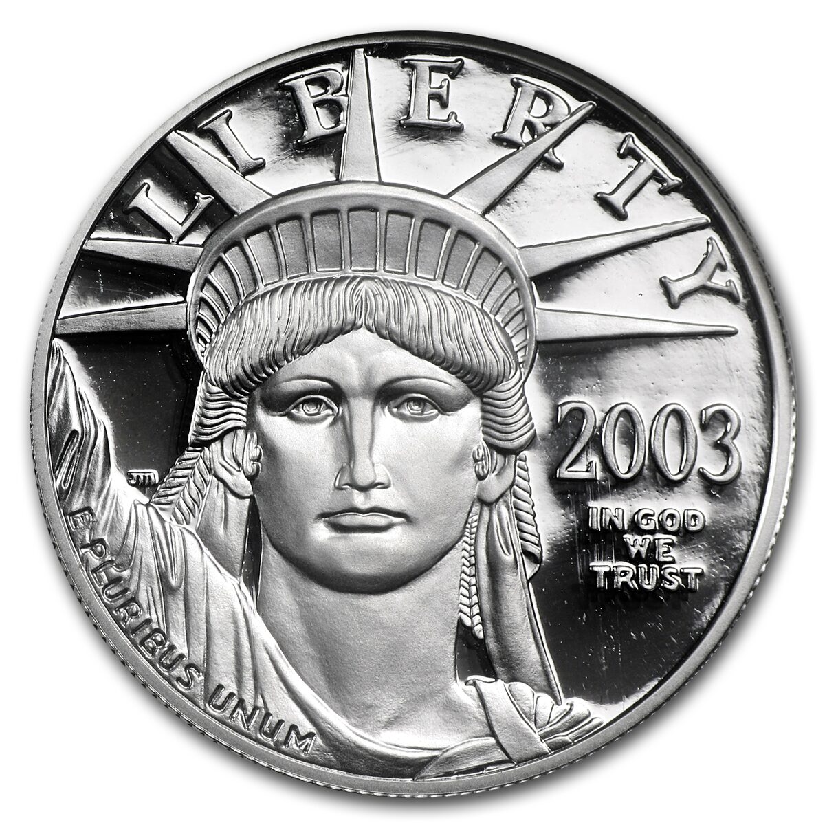 2003-W 1 oz Proof American Platinum Eagle PF-69 NGC