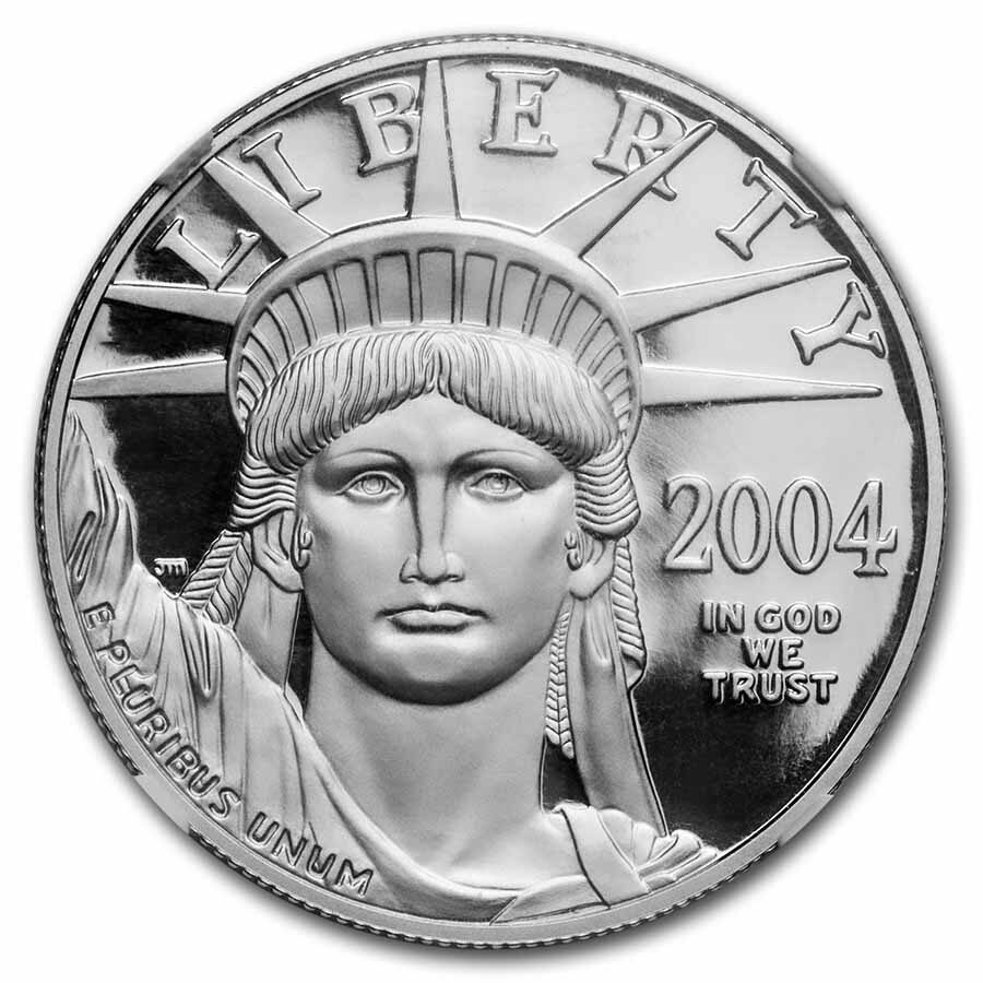 2004-W 1 oz Proof American Platinum Eagle PF-69 UCAM NGC