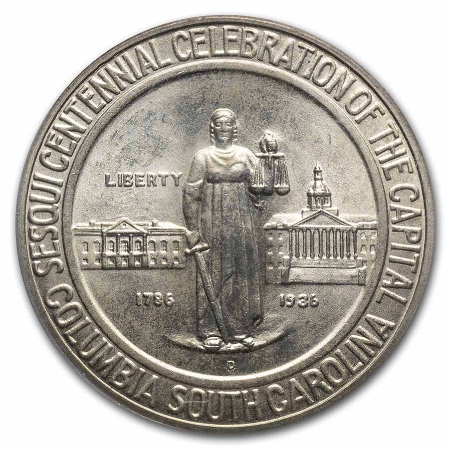 1936-D Columbia, SC Half Dollar MS-66 PCGS