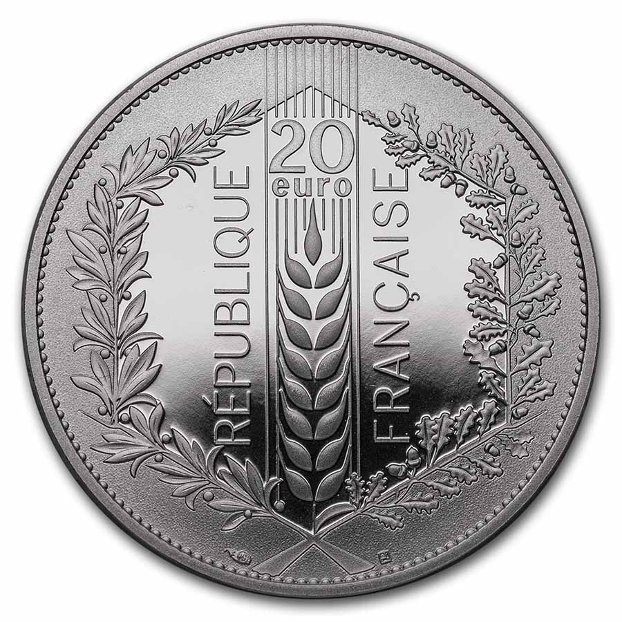 2021 Proof Silver €20 Nature of France (The Laurel)