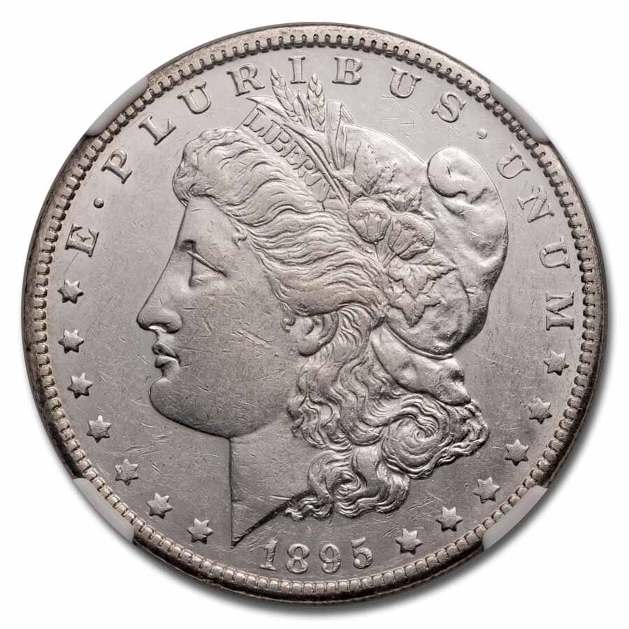 1895-O Morgan Dollar AU-50 NGC