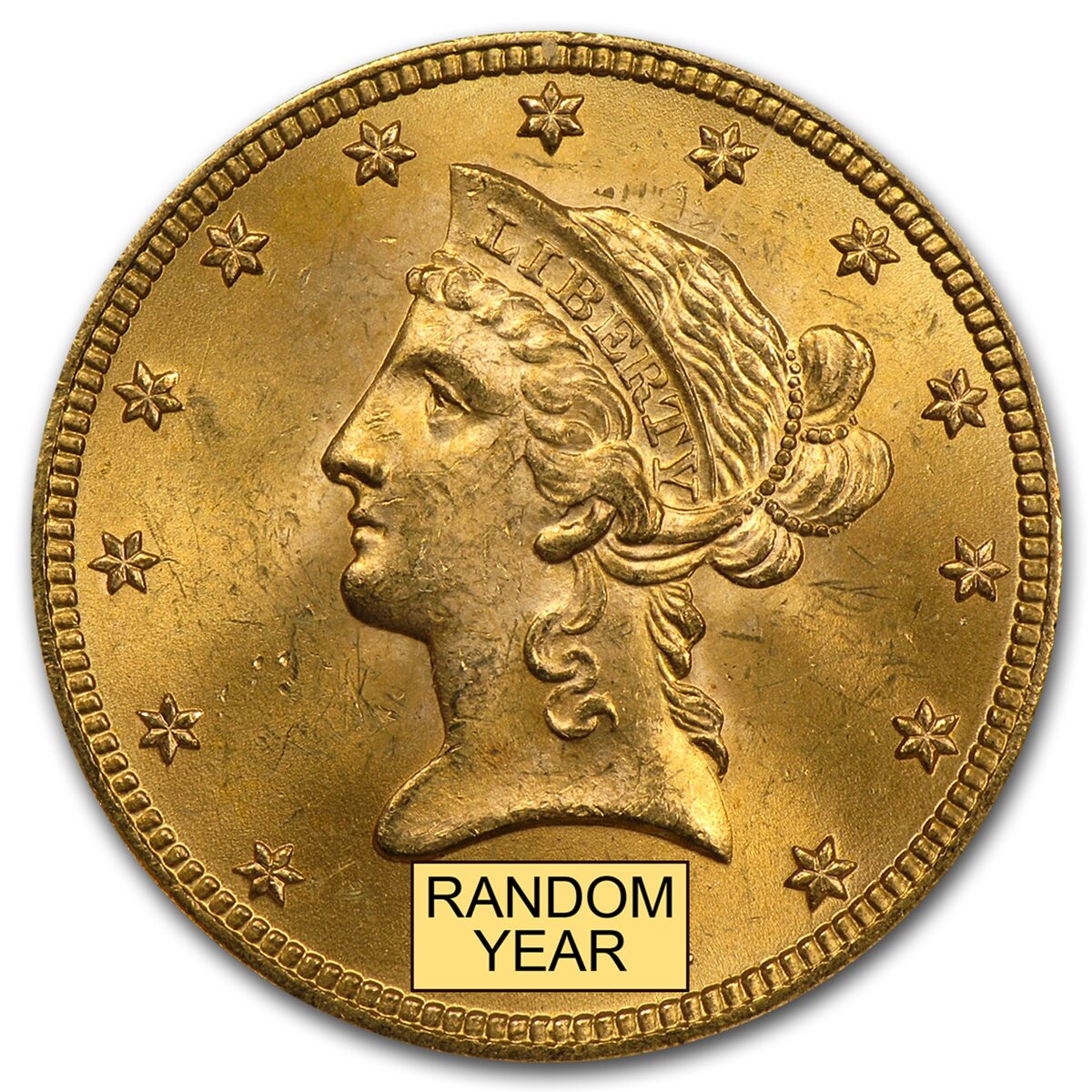$10 Liberty Gold Eagle MS-64 NGC (Random)