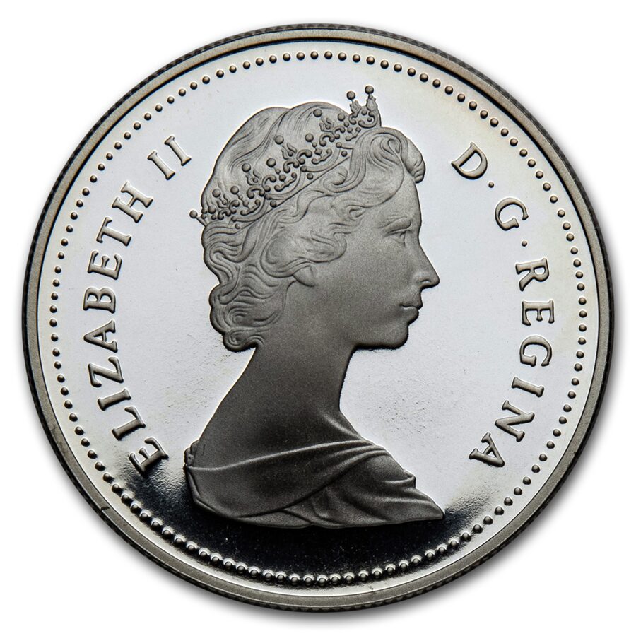 1975 Canada Silver Dollar Specimen (Calgary Centennial w/OGP)