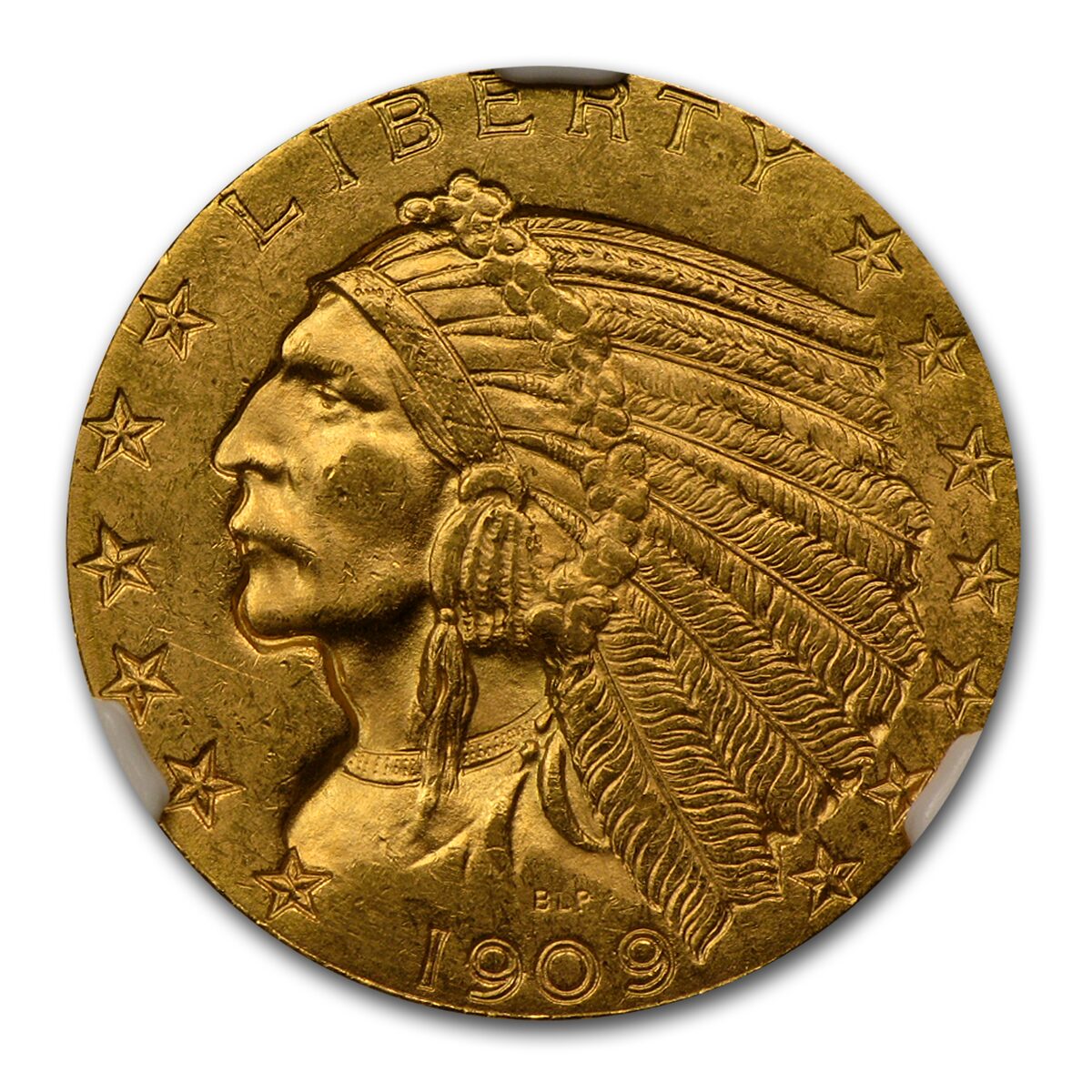 $5 Indian Gold Half Eagle MS-63 NGC (Random Year)