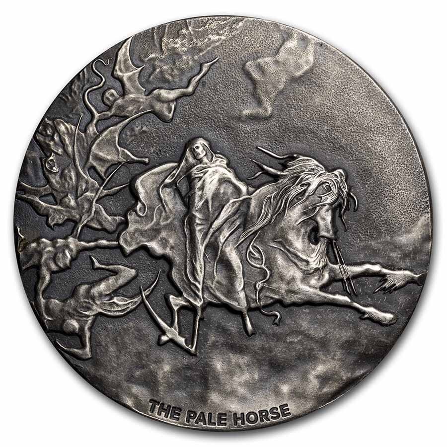2015 2 oz Silver Coin Only - Biblical Series (Pale Horse)
